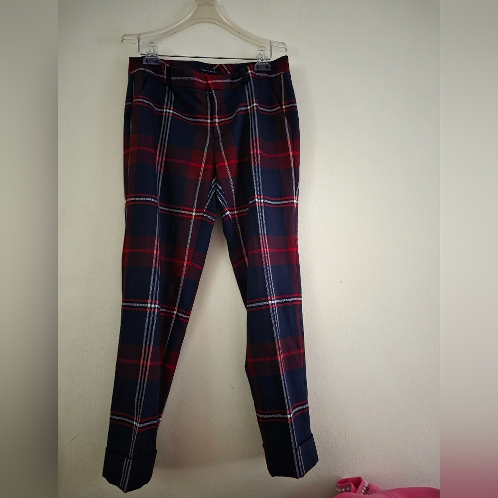 Tommy Hilfiger Set Women's Plaid Blazer Sz 2 + Pants Sz 6 Nwot - Picture 15 of 16